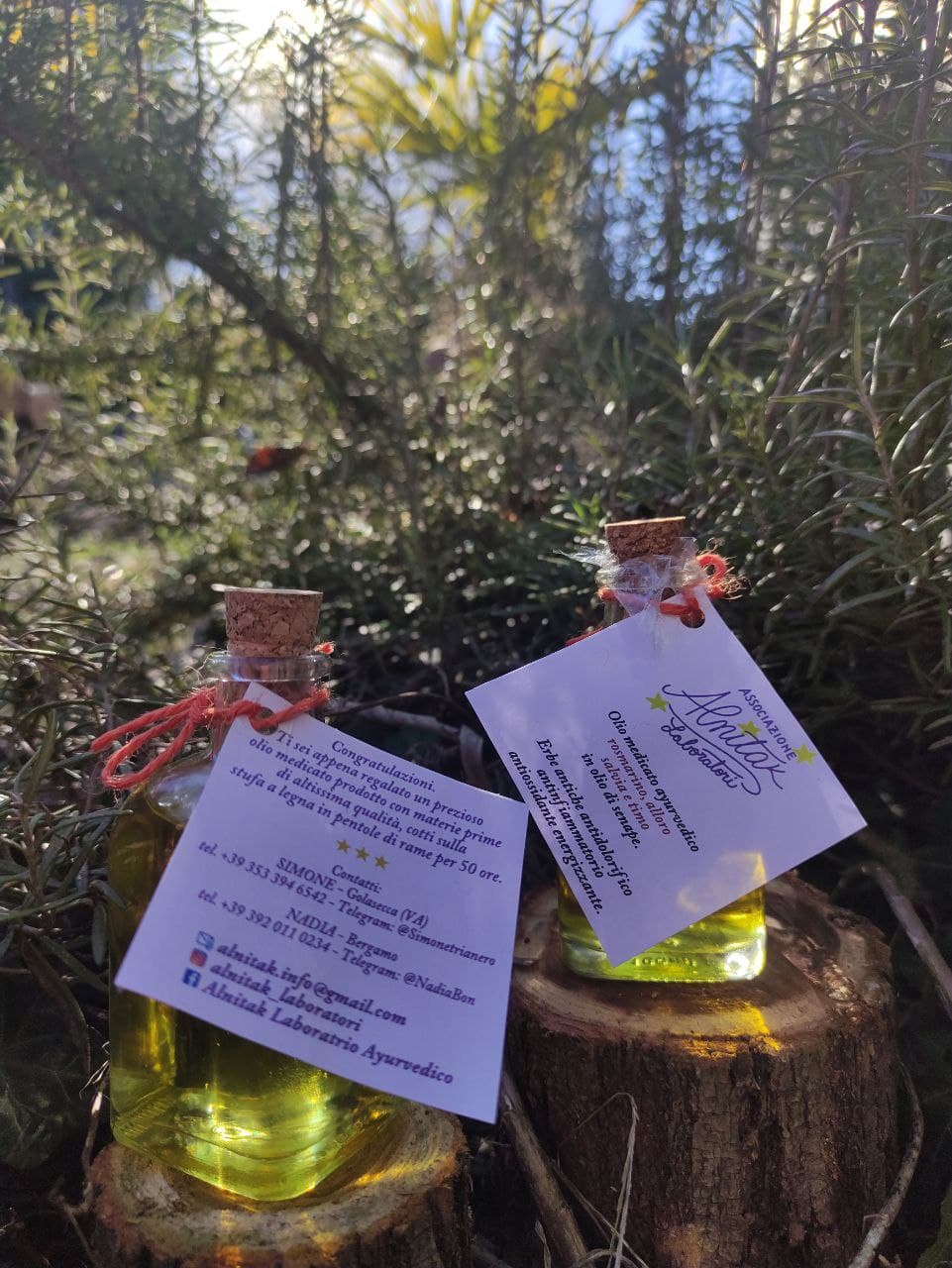 our thailam (medicated oil) representing Italy in European massage contest